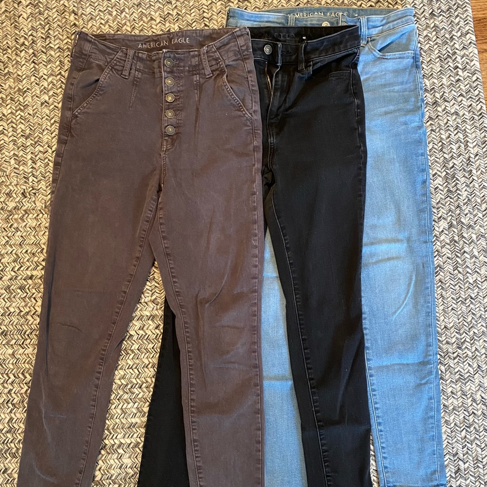 Size 8 AE Next Level Jeans Bundle